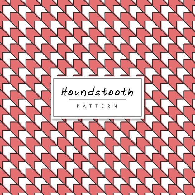 Premium Vector Houndstooth pattern