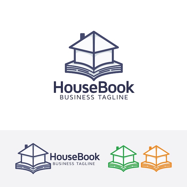 Download Free House Book Logo Template Premium Vector Use our free logo maker to create a logo and build your brand. Put your logo on business cards, promotional products, or your website for brand visibility.