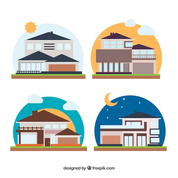 House design collection | Free Vector