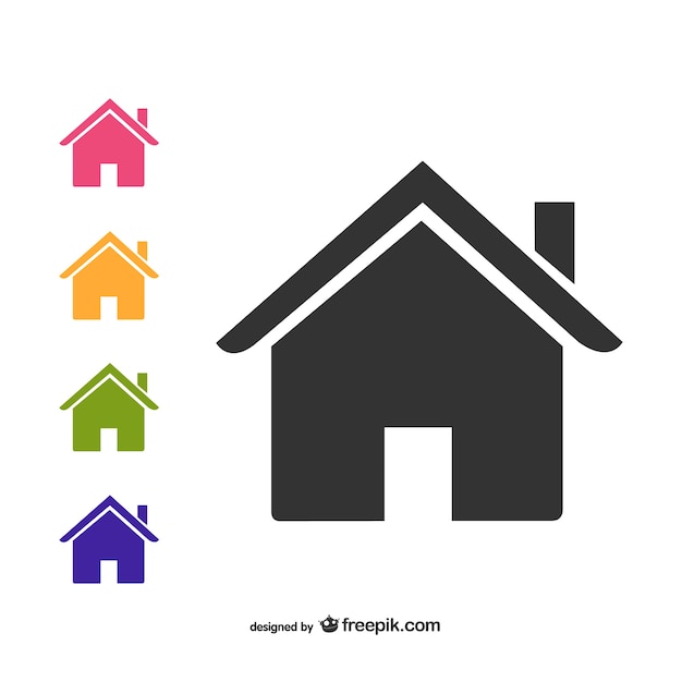 House icons pack Vector | Free Download