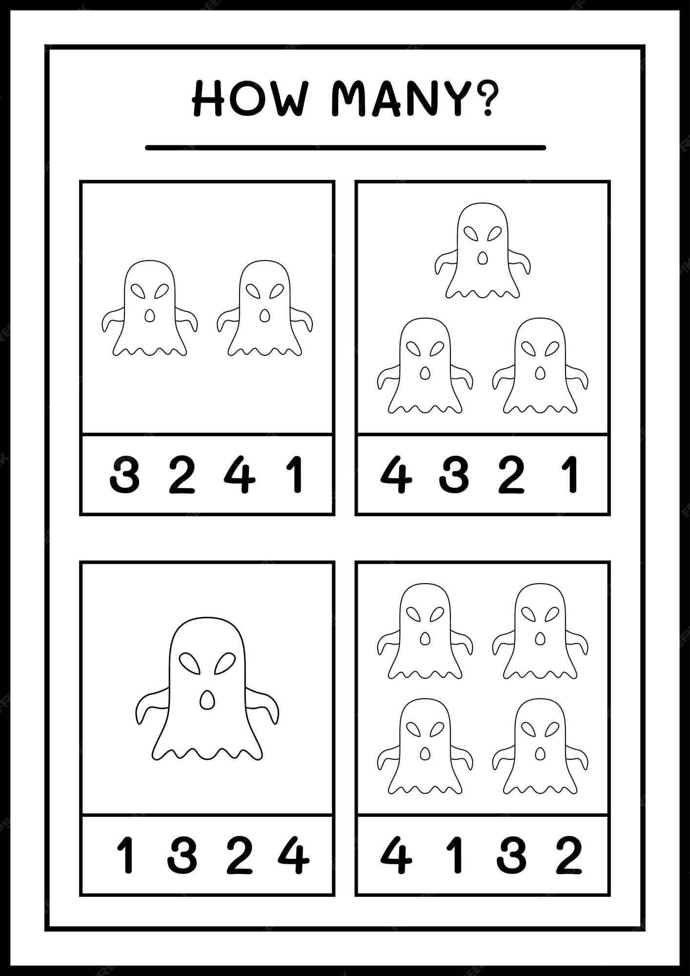 premium-vector-how-many-ghost-game-for-children-vector-illustration