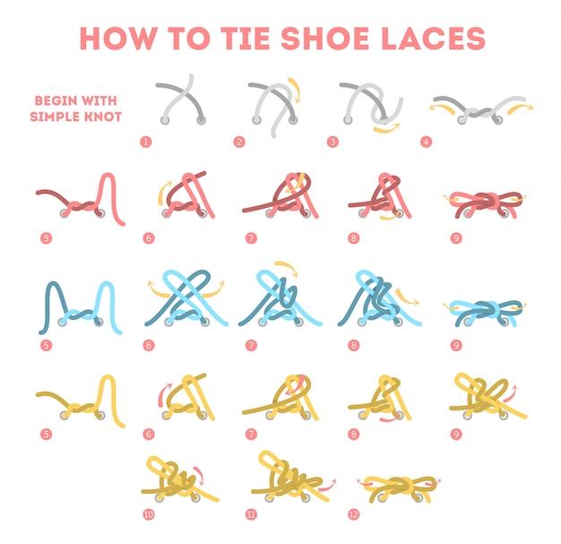 different way to tie your shoes