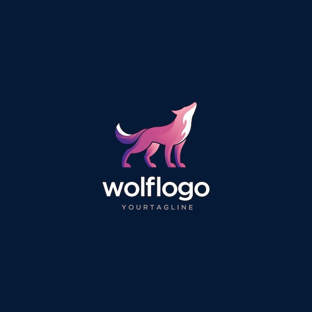 Download Free Howling Wolf Logo Design With Simple And Modern Style Premium Use our free logo maker to create a logo and build your brand. Put your logo on business cards, promotional products, or your website for brand visibility.