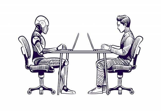 table robot vector