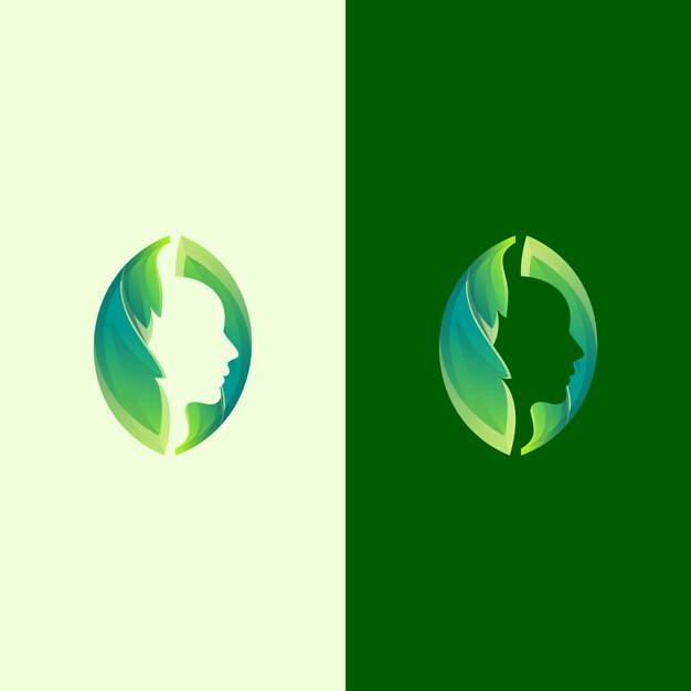 Download Free Human Leaf Premium Logo Premium Vector Use our free logo maker to create a logo and build your brand. Put your logo on business cards, promotional products, or your website for brand visibility.