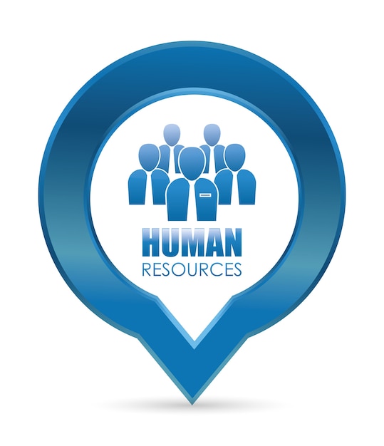 Premium Vector | Human resources concept