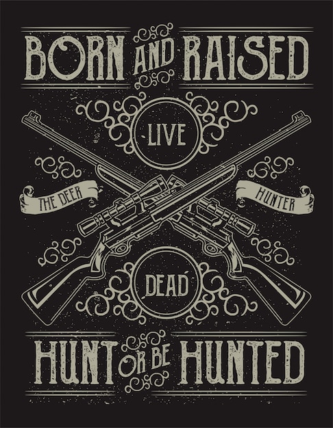 Download Free Hunt Or Be Hunted Premium Vector Use our free logo maker to create a logo and build your brand. Put your logo on business cards, promotional products, or your website for brand visibility.
