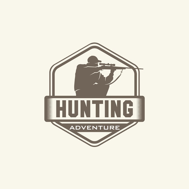 Premium Vector Hunting Logo