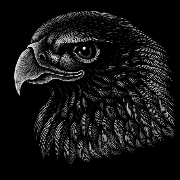 Premium Vector | Hunting style eagle