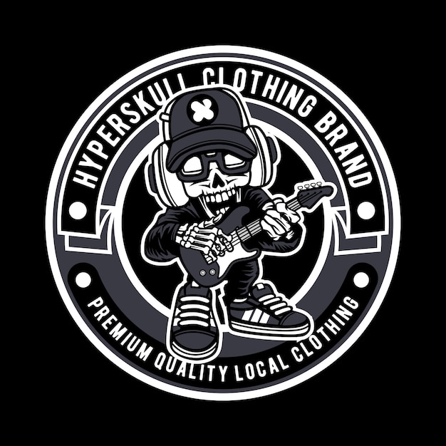 Download Free Hyperskull Clothing Brand Badge Logo Premium Vector Use our free logo maker to create a logo and build your brand. Put your logo on business cards, promotional products, or your website for brand visibility.