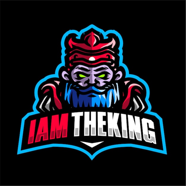 Download Free I Am The King Mascot Gaming Logo Premium Vector Use our free logo maker to create a logo and build your brand. Put your logo on business cards, promotional products, or your website for brand visibility.