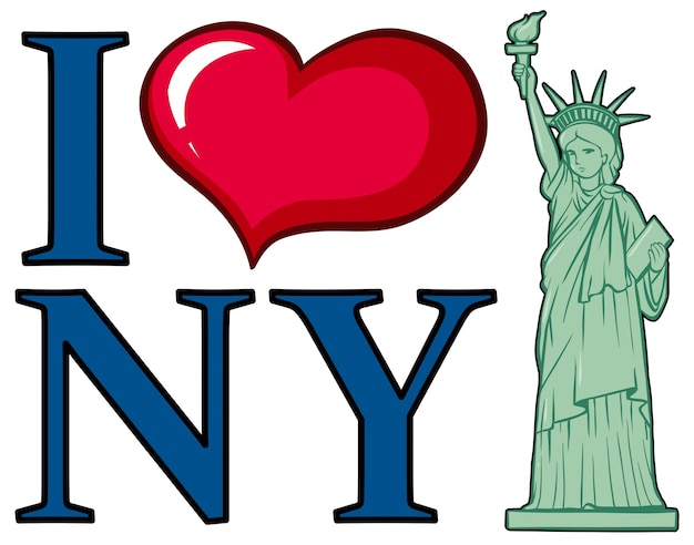 Download I love new york city poster design Vector | Free Download