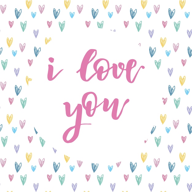 Download Free Vector | I love you