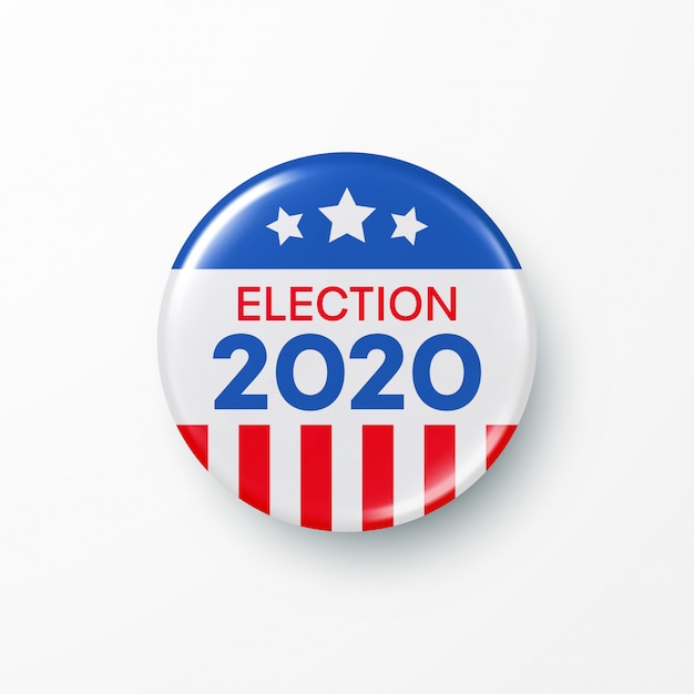 Premium Vector | I vote united states of america presidential election.