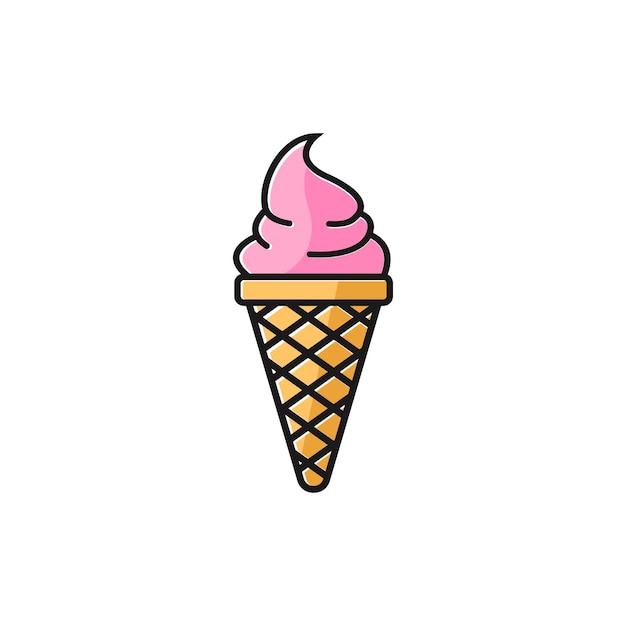 Premium Vector | Ice cream logo icon design template vector