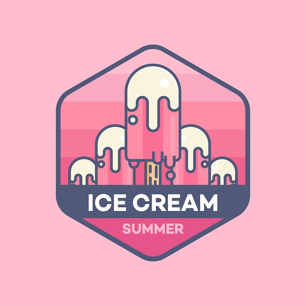 Download Free Ice Cream Logo Line Minimal Style Vector Illustration Premium Vector Use our free logo maker to create a logo and build your brand. Put your logo on business cards, promotional products, or your website for brand visibility.