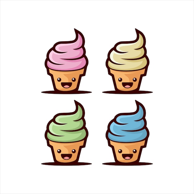 Download Free Ice Cream Logo Vector Premium Vector Use our free logo maker to create a logo and build your brand. Put your logo on business cards, promotional products, or your website for brand visibility.