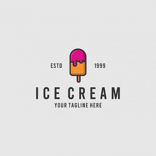 Download Free Ice Cream Minimalist Logo Design Inspiration Premium Vector Use our free logo maker to create a logo and build your brand. Put your logo on business cards, promotional products, or your website for brand visibility.