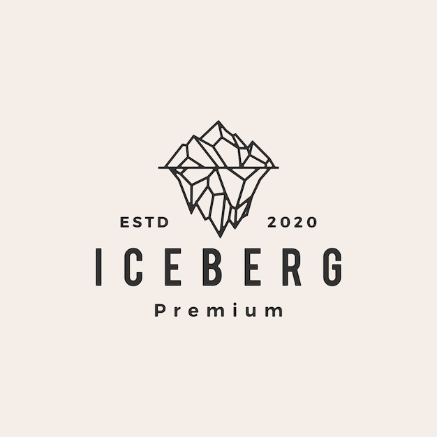Download Free Iceberg Mount Vintage Logo Icon Illustration Premium Vector Use our free logo maker to create a logo and build your brand. Put your logo on business cards, promotional products, or your website for brand visibility.