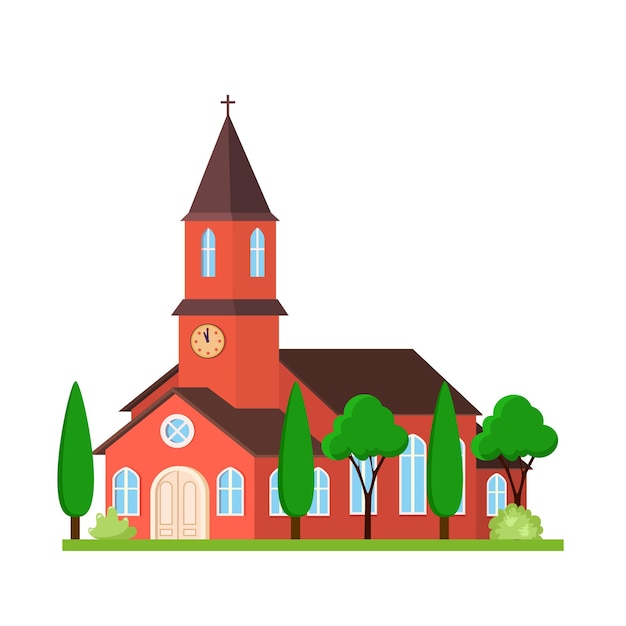 Premium Vector | Icon church. for web design