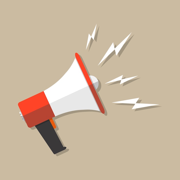 Icon Of Megaphone - Free Download Vector PSD and Stock Image