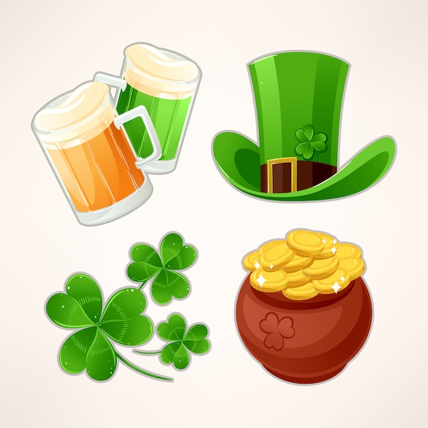 Premium Vector | Icons to st. patrick's day