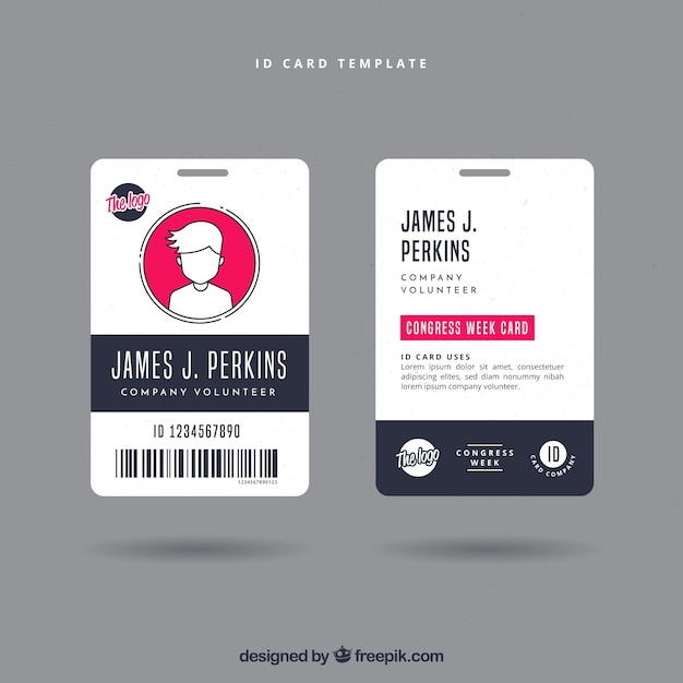 template for id card free download template for id card free download