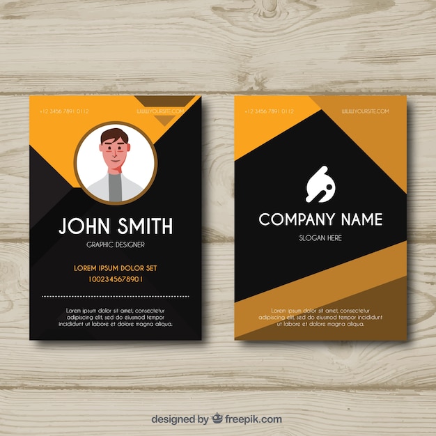 id cards templates free download