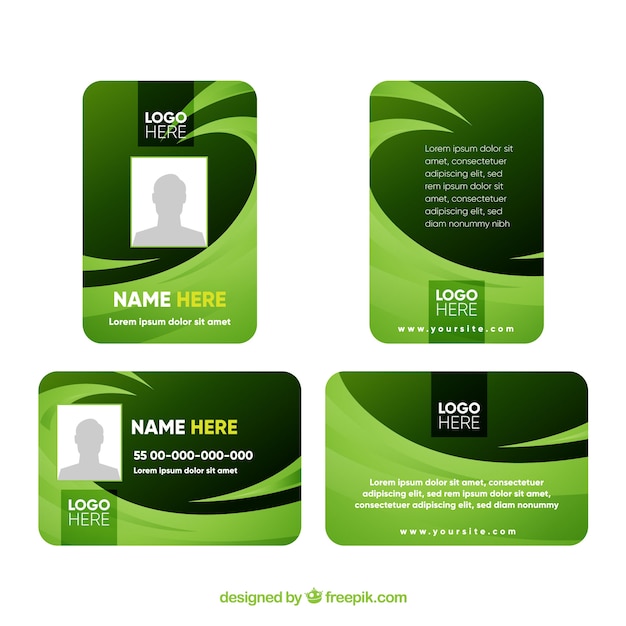 id card design template free download photoshop