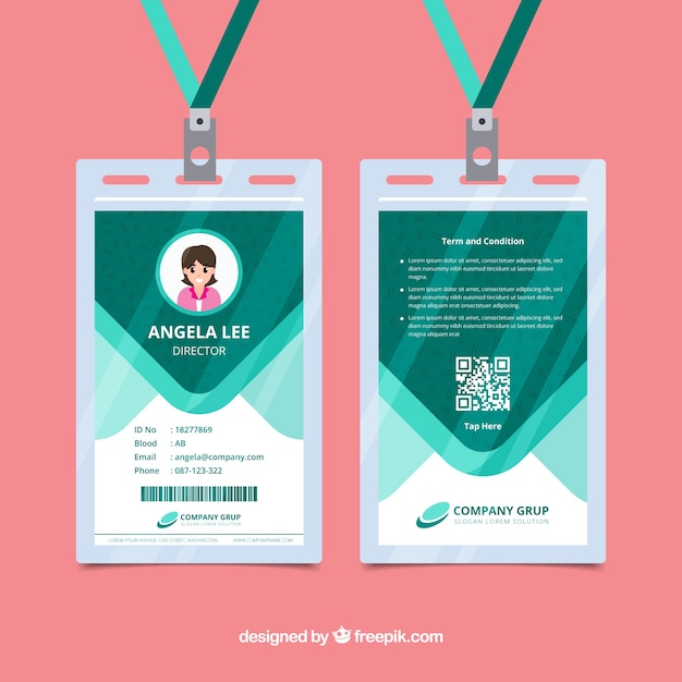 free download vector id card template free download vector id card template