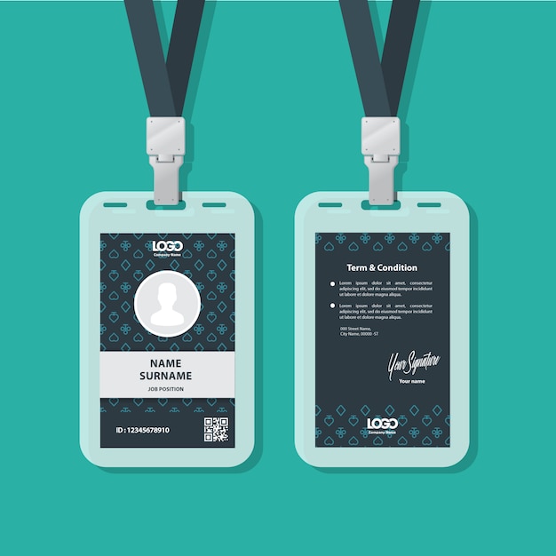 Id card | Premium Vector