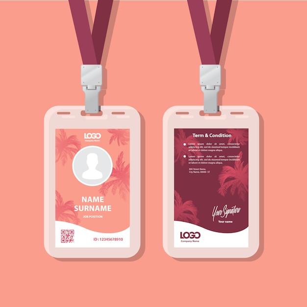 Id card | Premium Vector