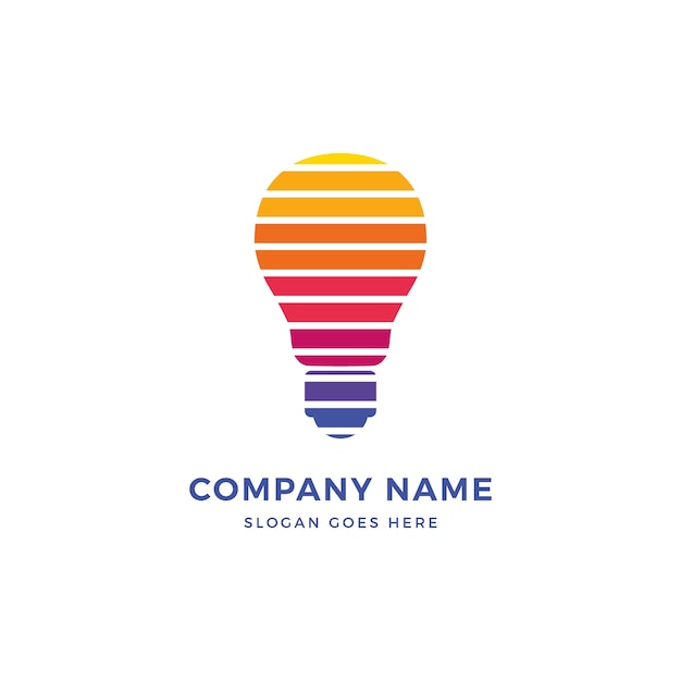 Download Free Idea Colorful Bulb Logo Design Premium Vector Use our free logo maker to create a logo and build your brand. Put your logo on business cards, promotional products, or your website for brand visibility.