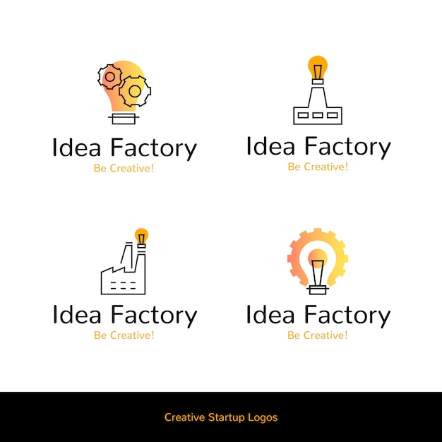 Download Free Idea Factory Logos Concept Premium Vector Use our free logo maker to create a logo and build your brand. Put your logo on business cards, promotional products, or your website for brand visibility.