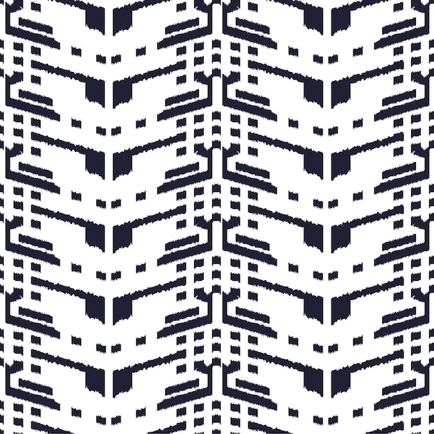 Premium Vector Ikat Seamless Pattern 9820