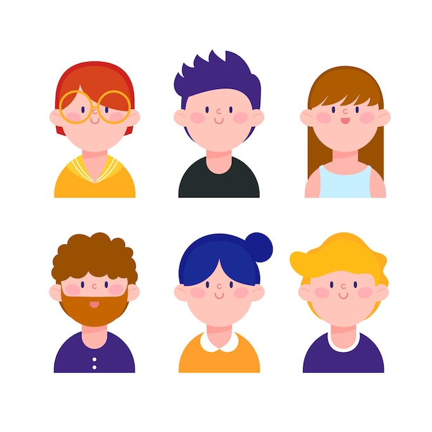 Free Vector | Illustrated People Avatars