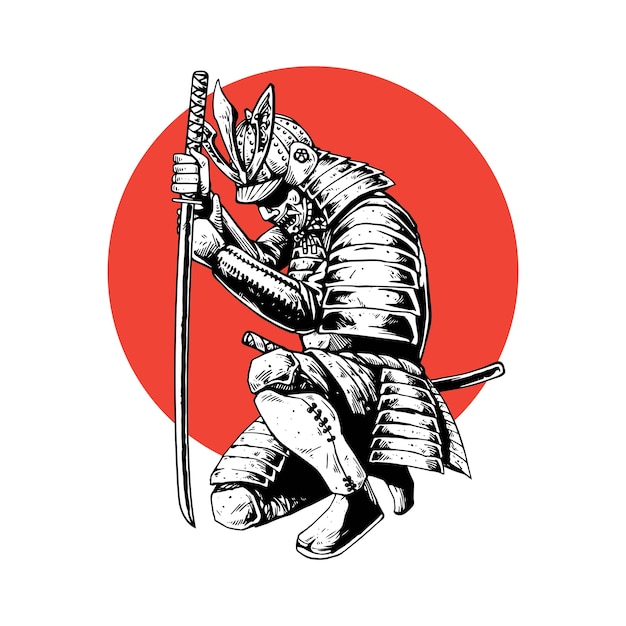 Premium Vector Illustration Concept Of Samurai Warrior