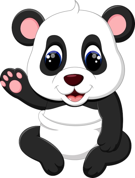 Premium Vector Illustration Of Cute Baby Panda Cartoon