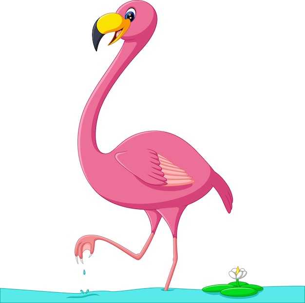 cartoon flamingo known
