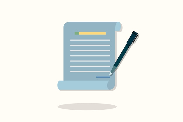 Download Illustration of document icon Vector | Free Download