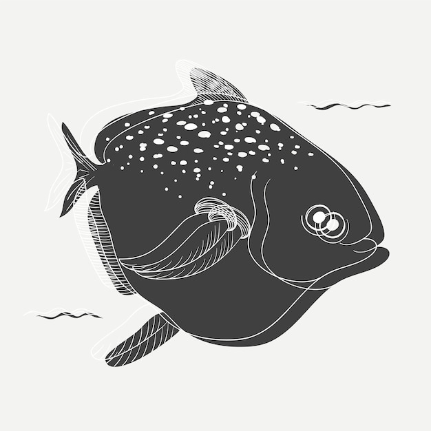 Illustration of a fish | Free Vector