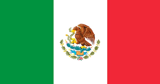 無料のベクター メキシコのイラストの旗