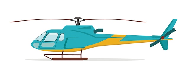 Download Illustration of helicopter Vector | Premium Download