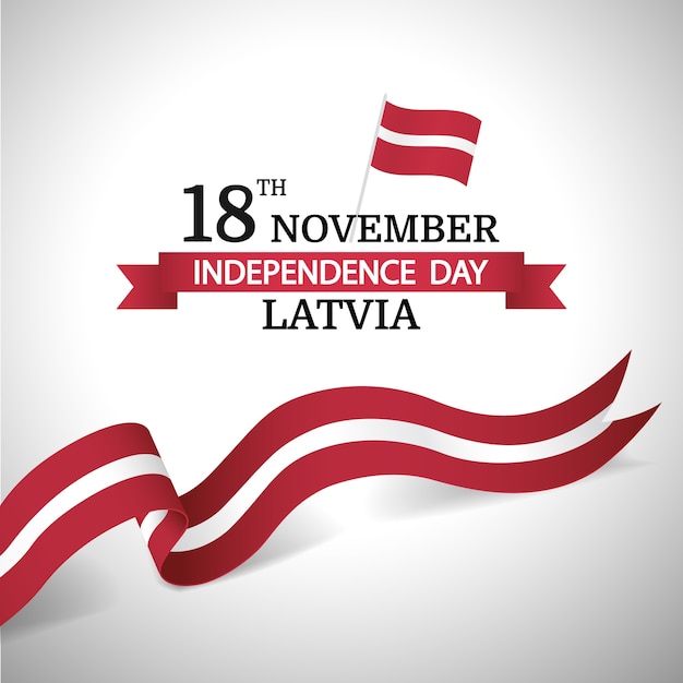 Premium Vector Illustration Of Independence Day Of Latvia 1272