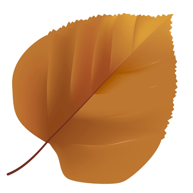 Free Vector | Illustration of leaf isolated on white background