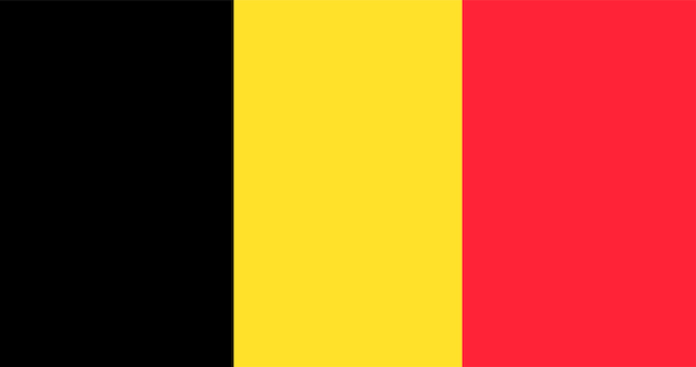 ベルギーの旗のイラスト 無料のベクター
