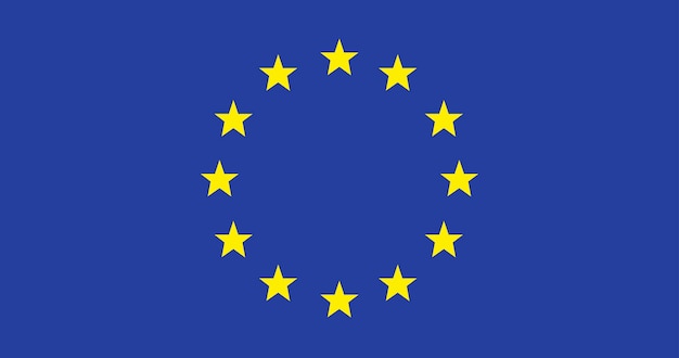 ヨーロッパ連合の国旗のイラスト 無料のベクター