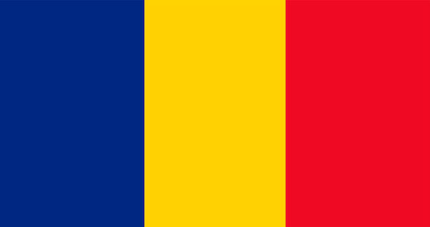 ルーマニアの国旗のイラスト 無料のベクター