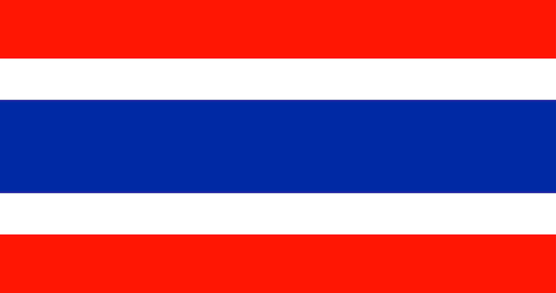 タイの旗のイラスト 無料のベクター