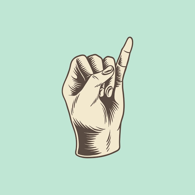 Download Illustration of a pinkie promise finger sign | Free Vector